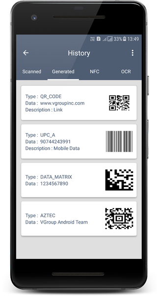 Scan n Gen - Image screenshot of android app