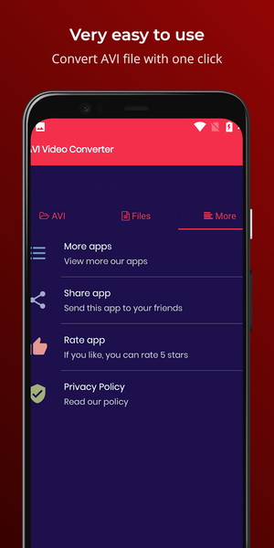 AVI to MP۴ Converter - عکس برنامه موبایلی اندروید