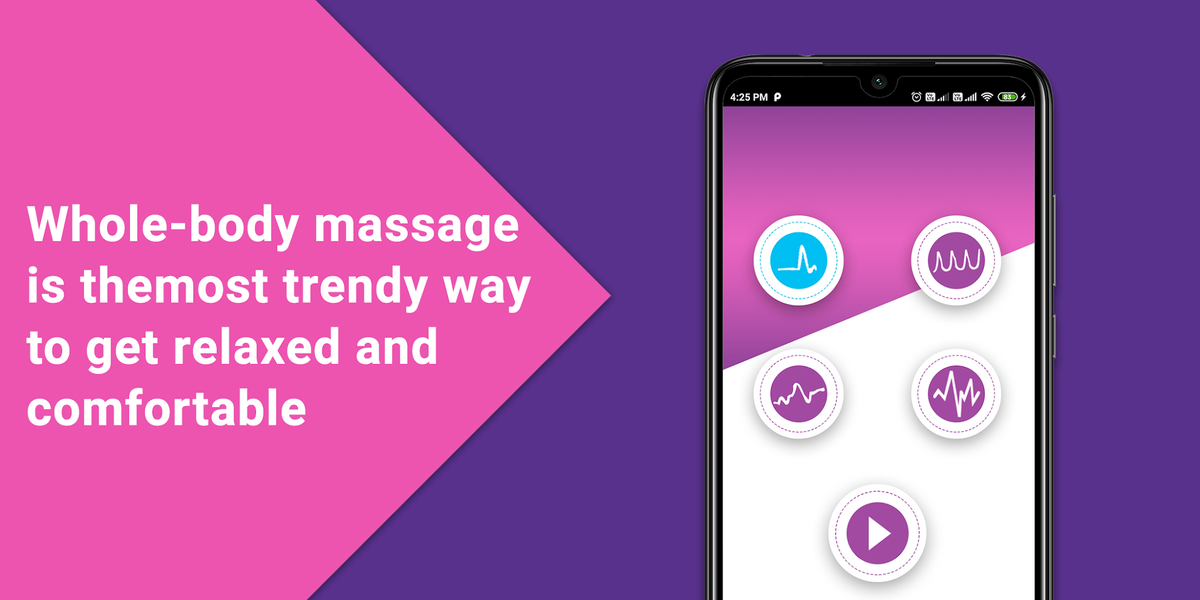 Body vibrate massager - Image screenshot of android app