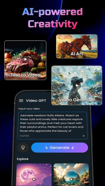 AI Video Generator: Flix AI - عکس برنامه موبایلی اندروید