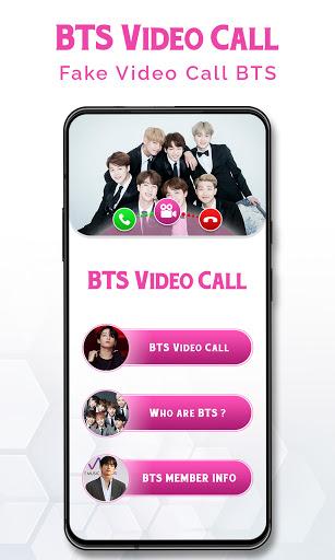 BTS Video Call - Call and Chat - عکس برنامه موبایلی اندروید