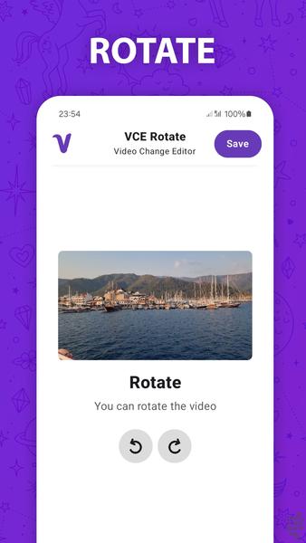 VCE-Rotate: Video Rotation - Image screenshot of android app