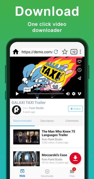Video Downloader — all in one - Image screenshot of android app