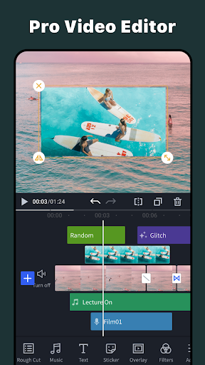 Ovicut - Smart Video Editor - عکس برنامه موبایلی اندروید