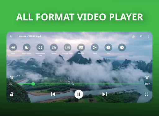 video player for android - Image screenshot of android app