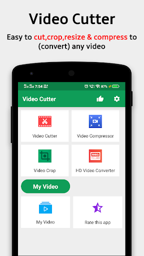 Video Cutter - عکس برنامه موبایلی اندروید
