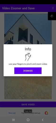 Video Zoomer and Saver -  Pan - Image screenshot of android app