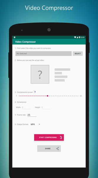 Video Compressor - Reduce Vide - Image screenshot of android app