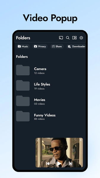 Video Player EM X Downloader - عکس برنامه موبایلی اندروید