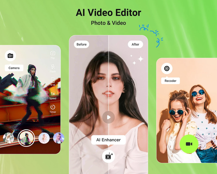 AI Video Enhancer - Utool - عکس برنامه موبایلی اندروید