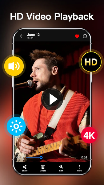 Gallery - Photo Gallery, Vault - Image screenshot of android app