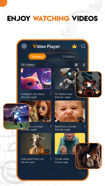 HD Video Player: All Format - عکس برنامه موبایلی اندروید