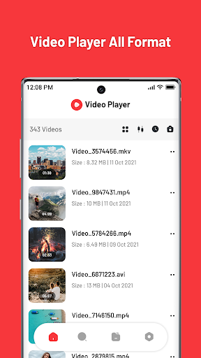 Video Player All Format - عکس برنامه موبایلی اندروید