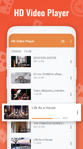 HD Video Player - Image screenshot of android app