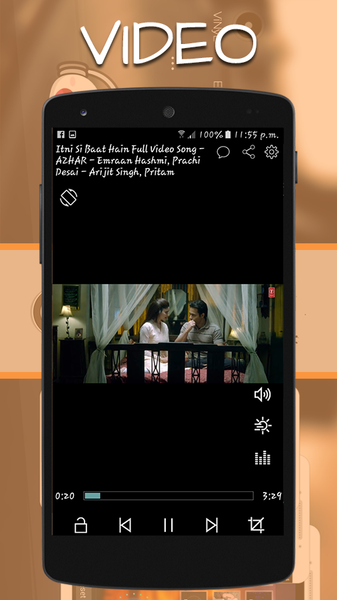 Music Mp3 Video Player 2017 - عکس برنامه موبایلی اندروید