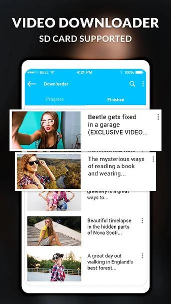 Real HD Video Player ۴K - HD V - عکس برنامه موبایلی اندروید