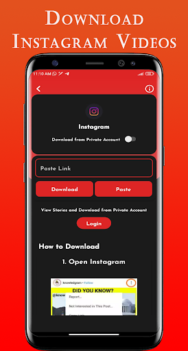 Fast video downloader - Image screenshot of android app