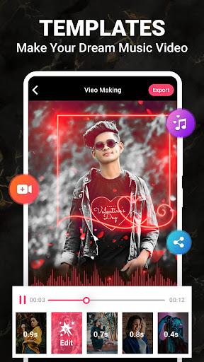 Beat Music Video Maker-VidReel - Image screenshot of android app