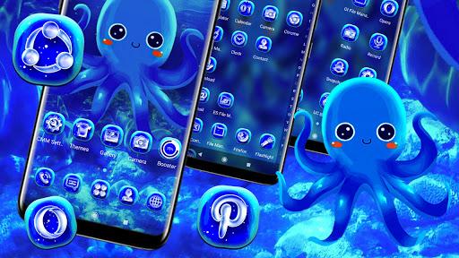 Cute Octopus Theme - عکس برنامه موبایلی اندروید