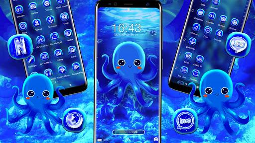 Cute Octopus Theme - عکس برنامه موبایلی اندروید