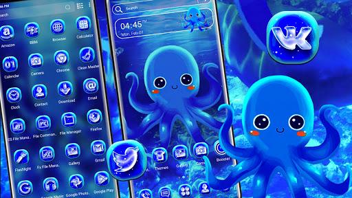 Cute Octopus Theme - Image screenshot of android app