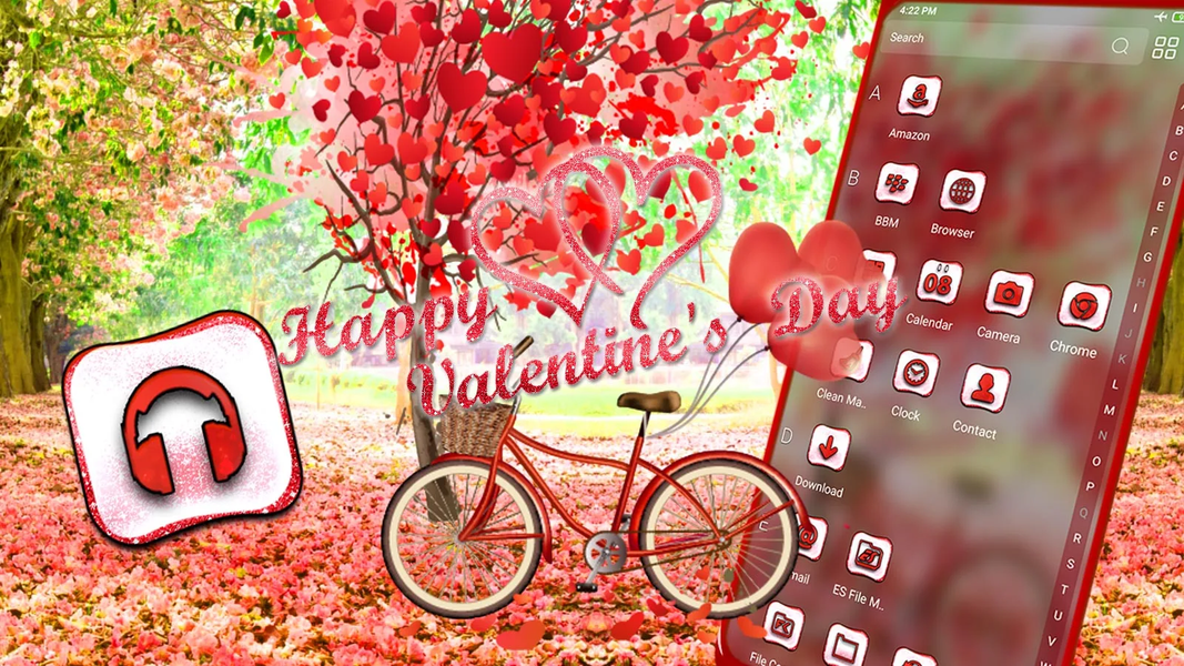 Valentine Theme - عکس برنامه موبایلی اندروید