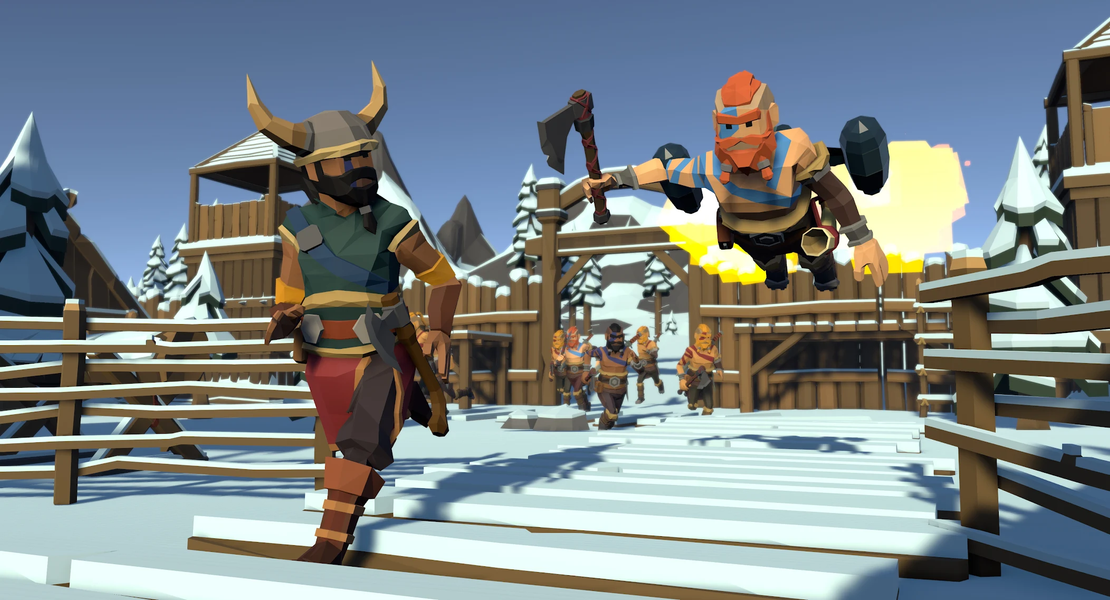 Vikings Ragnar Valhalla War - Gameplay image of android game