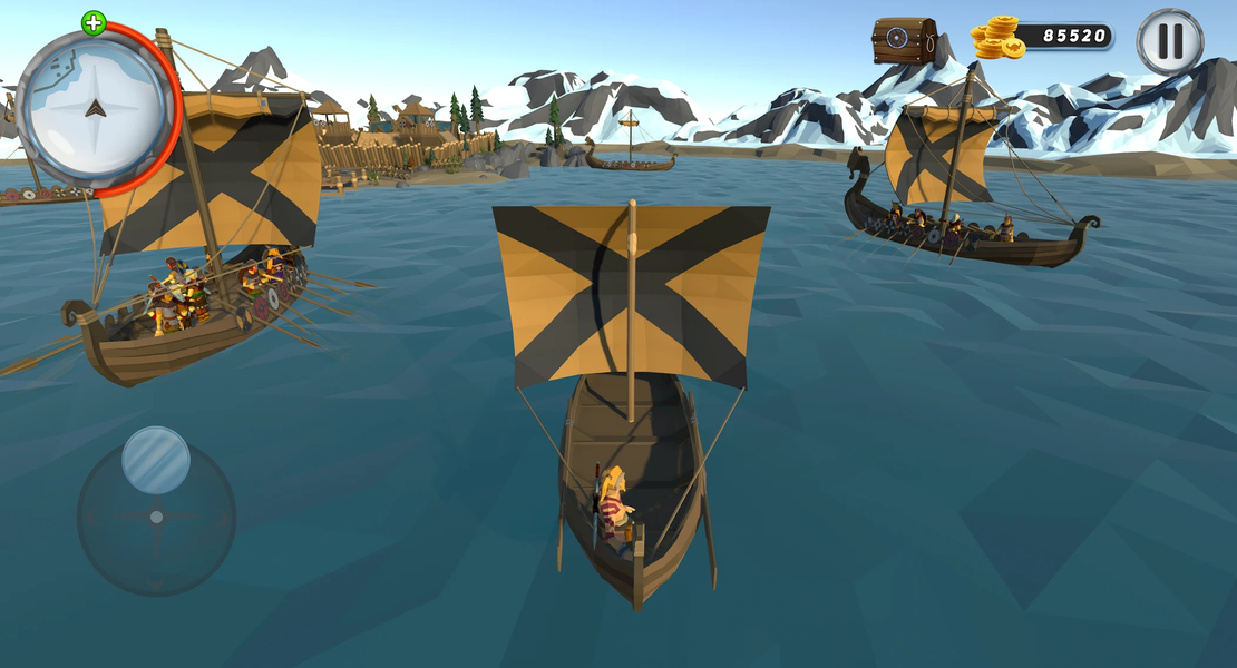 Vikings Ragnar Valhalla War - Gameplay image of android game