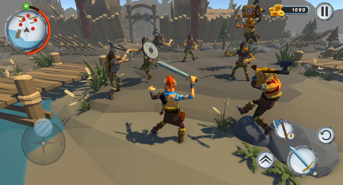 Vikings Ragnar Valhalla War - Gameplay image of android game