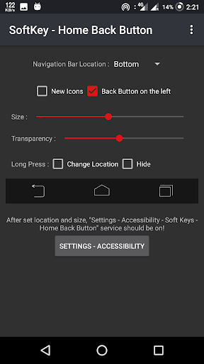 SoftKey - Home Back Button - عکس برنامه موبایلی اندروید