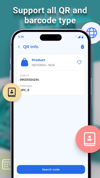QR Scanner - Barcode Scanner - عکس برنامه موبایلی اندروید