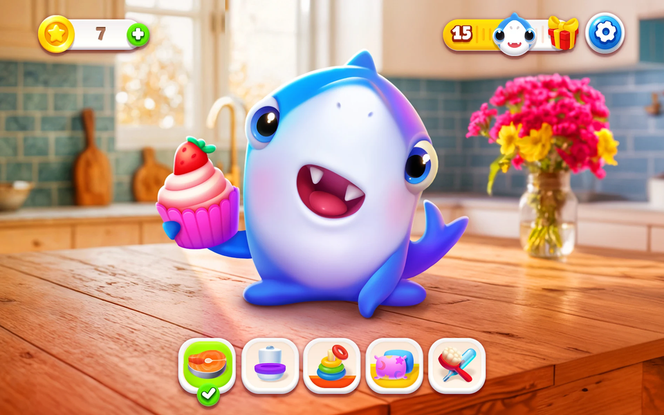 My Shark - AR Virtual Pet Game - عکس بازی موبایلی اندروید