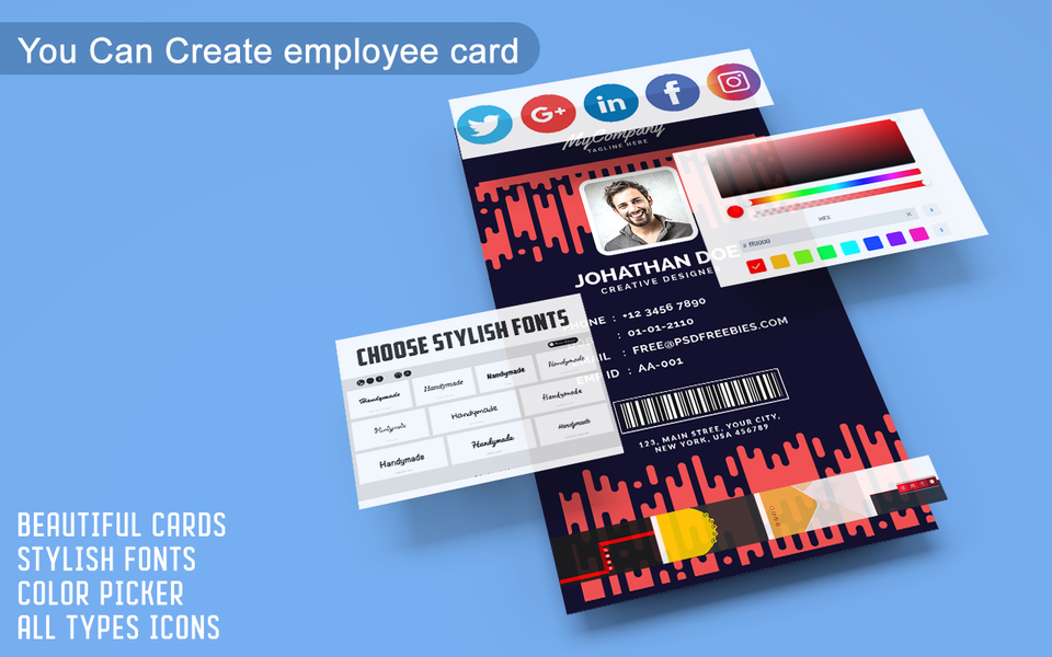 ID Card Maker with Photo App - Image screenshot of android app