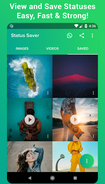 Status Downloader Saver - عکس برنامه موبایلی اندروید