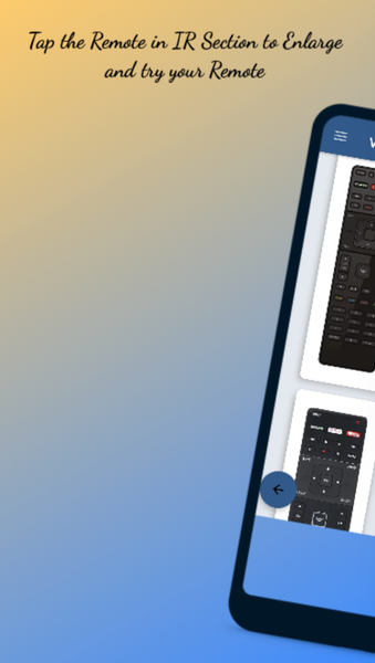 Vizio Smart TV Remote - Image screenshot of android app