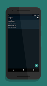 txtpad — Create txt files - Image screenshot of android app