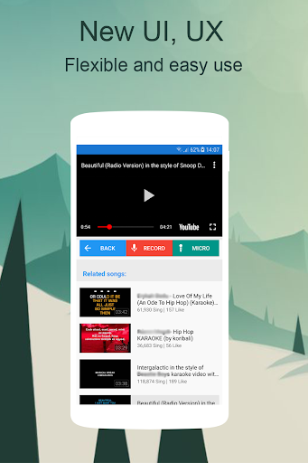 Free Karaoke - Sing Karaoke Record - عکس برنامه موبایلی اندروید