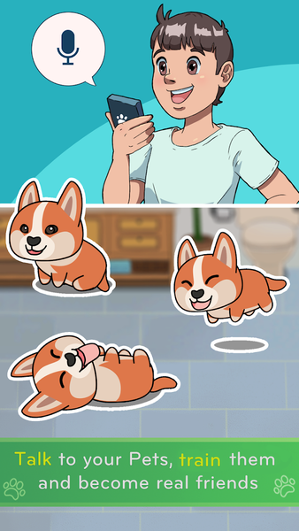 Pet House 2 - Cats and Dogs - Gameplay image of android game