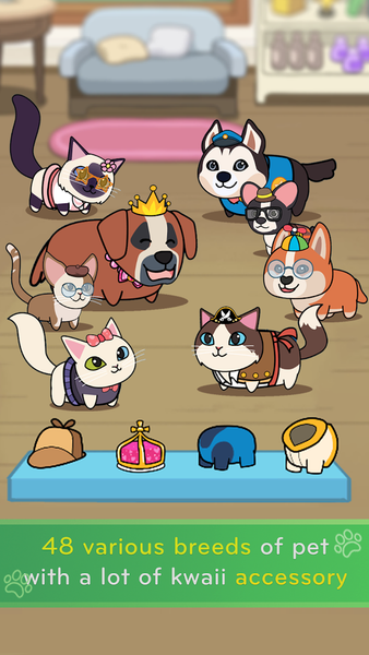 Pet House 2 - Cats and Dogs - Gameplay image of android game