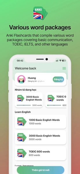 Anki FlashCard - عکس برنامه موبایلی اندروید