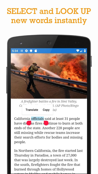 VOA Learning English - Practic - Image screenshot of android app