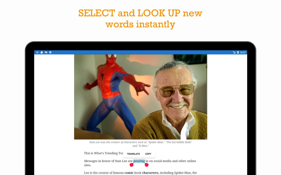 VOA Learning English - Practic - Image screenshot of android app