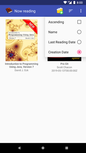 Ebook Reader - Image screenshot of android app