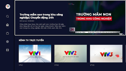 VTV Go for Smart TV - Image screenshot of android app