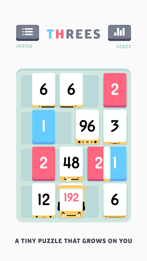 Threes! Freeplay - Gameplay image of android game