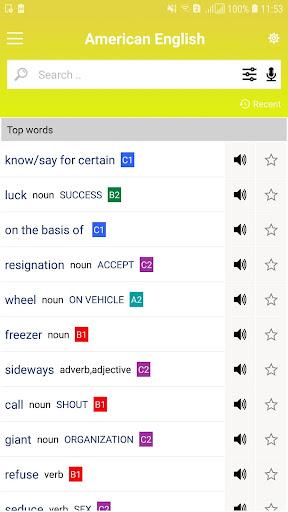 English Vocabulary American - عکس برنامه موبایلی اندروید