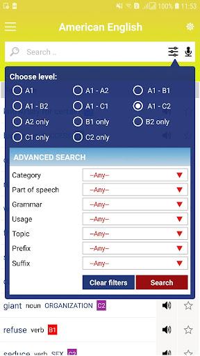 English Vocabulary American - عکس برنامه موبایلی اندروید