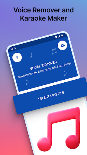 AI Vocal Remover & Karaoke - Image screenshot of android app
