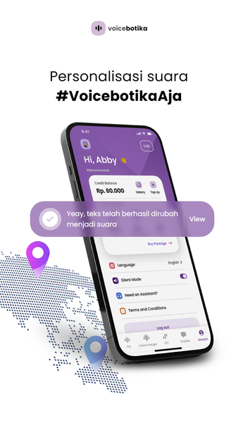 Voicebotika - Text To Speech - Image screenshot of android app