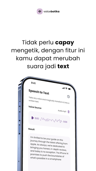 Voicebotika - Text To Speech - Image screenshot of android app